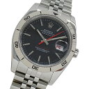 【全品5％OFF！5/3～5/7】ロレックス ROLEX デイトジャスト ターノグラフ 116264 F番 時計 メンズ ブランド 自動巻き AT ステンレス SS ホワイトゴールド WG シルバー ブラック OH・磨き済み 【中古】