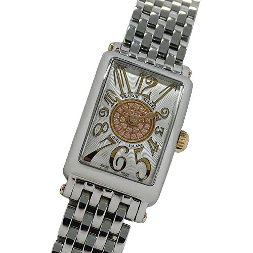 フランクミュラー FRANCK MULLER ロングアイランド プティ パスティーユ 802QZRELCD1PPSSTGLTD AC 時計 レディース ブランド 100本限定 ピンクサファイア クオーツ QZ ステンレス SS K18PG 磨き済み 【中古】