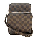 ルイ・ヴィトン LOUIS VUITTON バッグ ダミエ レディース ブランド ショルダーバッグ ダミエキャンバス アマゾン ダミエエベヌ N48074 ブラウン 斜め掛け おしゃれ 【中古】