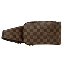 ルイ・ヴィトン LOUIS VUITTON バッグ ダミエ メンズ ブランド ボディバッグ ウエストバッグ ジェロニモス N51994 ブラウン ミニバッグ 小...