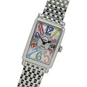 フランクミュラー FRANCK MULLER ロングアイランド カラードリーム 902QZ 時計 レディース ブランド クオーツ QZ ステンレス SS シルバー スクエア 磨き済み 【中古】(2)