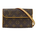 ルイ・ヴィトン LOUIS VUITTON バッグ モノグラム レディース ブランド ウエストバッグ ポーチ ポシェット フロランティーヌ M51855 ブラウン ミニバッグ おしゃれ 【中古】(4)
