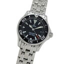 【全品1000円OFFクーポン配布!13日~17日まで】オメガ OMEGA シーマスター 2284.50 時計 レディース ブランド プロフェッショナル ダイバー 300m デイト クオーツ QZ ステンレス SS シルバー ブラック 磨き済み 【中古】