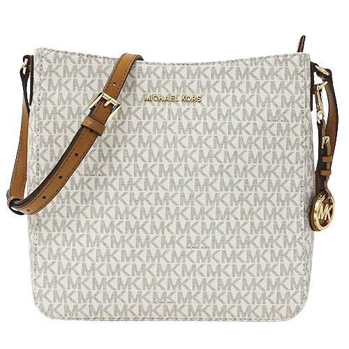 【10%OFF!25日20時から4時間限定!】マイケル・コース Michael Kors バッグ レディース ブランド ショルダーバッグ MKシグネチャー ホワイト ブラウン 斜め掛け おしゃれ 【中古】 【10%OFF!25日20時から4時間限定!】マイケル・コース Michael Kors バッグ レディース ブランド ショルダーバッグ MKシグネチャー ホワイト ブラウン 斜め掛け おしゃれ 【中古】