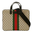 グッチ GUCCI バッグ メンズ ブランド ビジネスバッグ GGスプリームキャンバス ベージュ 387102 ブリーフケース A4サイズ 仕事 通勤 通学 お...