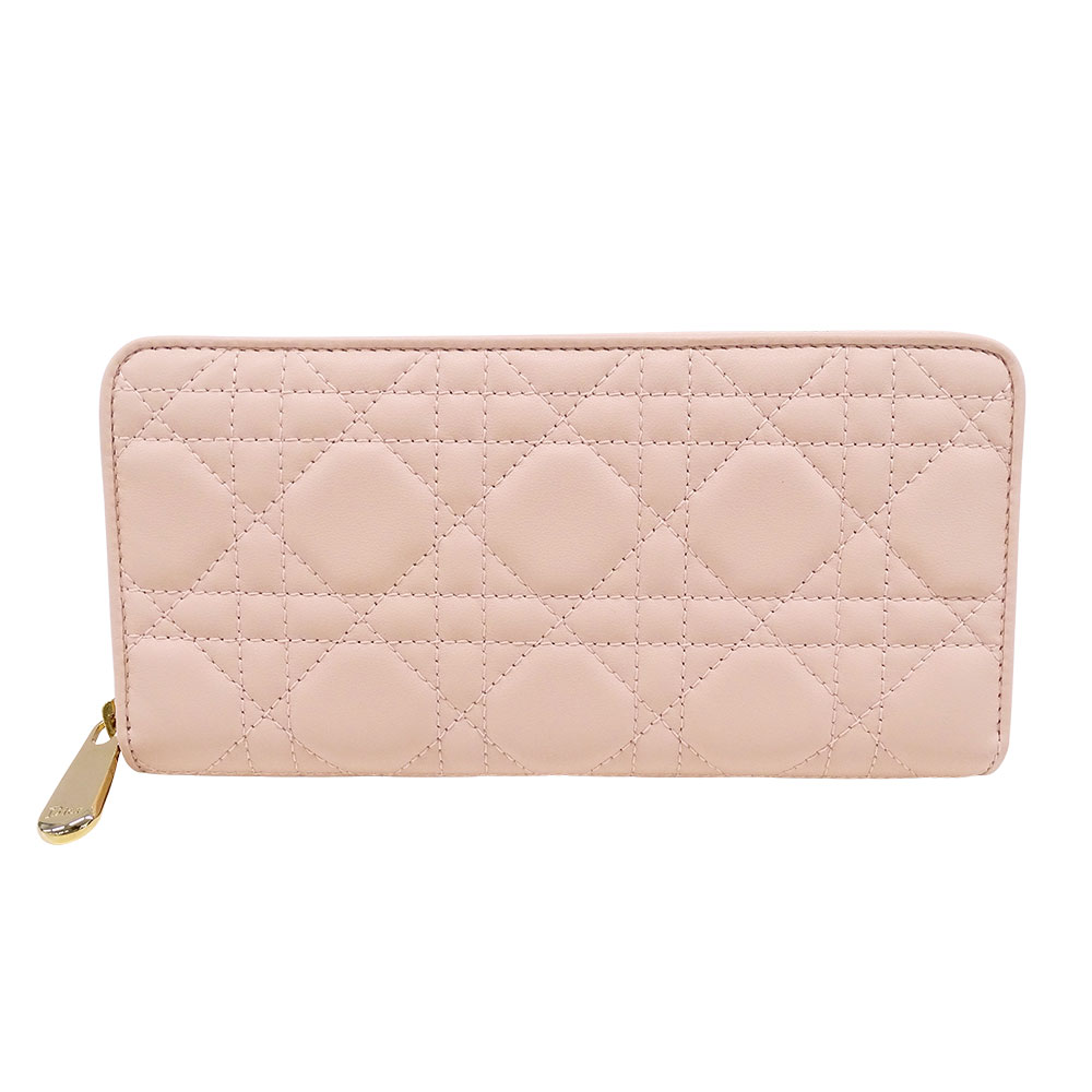 Dior ピンク キルティング 二つ折り財布 楽天市場】キルティング レザー(ブランドディオール