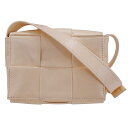 ボッテガ・ヴェネタ BOTTEGAVENETA バッグ レディース ブランド ショルダーバッグ レザー カセット マキシ イントレチャート ライトピンク 667048 ミニ 斜め掛け【中古】