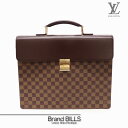 美品 LOUIS VUITTON ルイヴィトン ダミエ アルトナPM ビジネスバッグ ブリーフケース エベヌ ゴールド金具 送料無料 【中古】