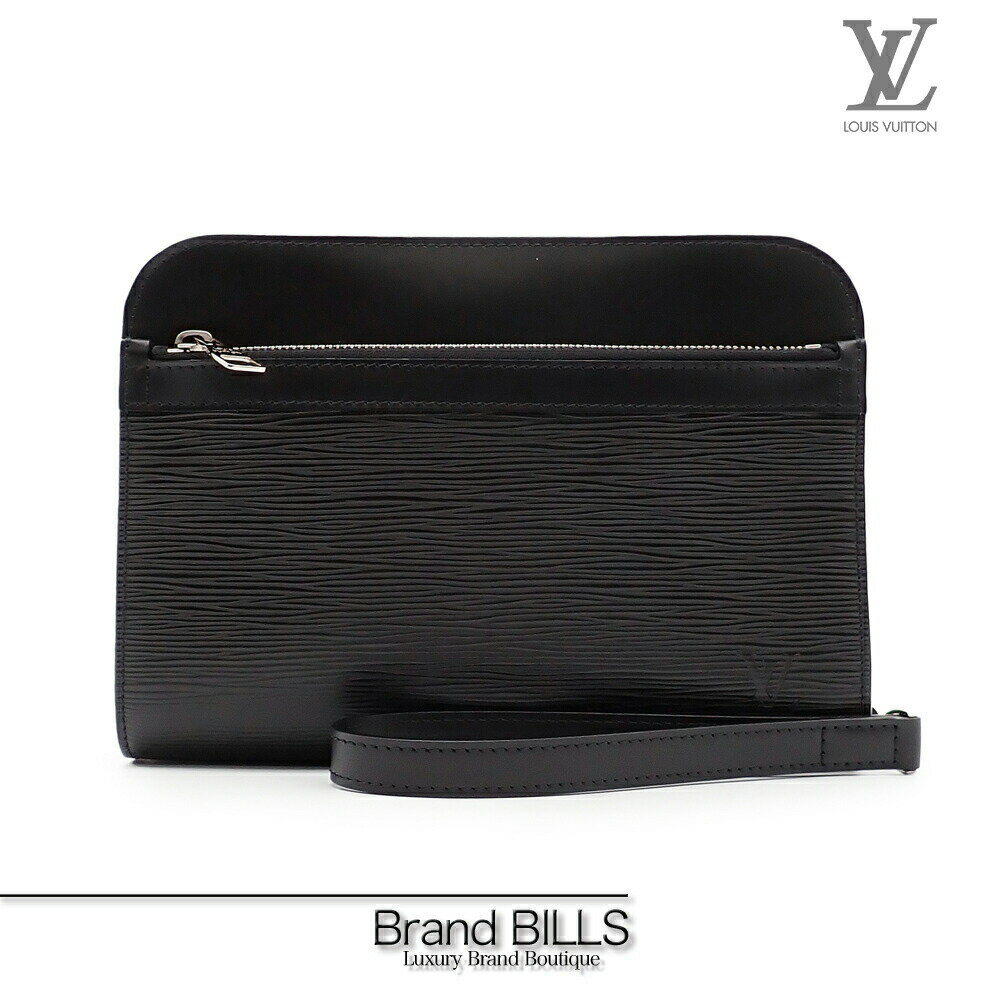 未使用品 LOUIS VUITTON ルイ ヴィトン オッシュ セカンドバッグ クラッチバッグ エピ ブラック シルバー金具 M59362 送料無料 【中古】(4)