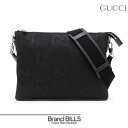 未使用品 GUCCI グッチ ジャンボGG ミディアム メッセンジャーバッグ ショルダーバッグ 739668 ブラック キャンバス 肩掛け 斜め掛け 送料無料 ...