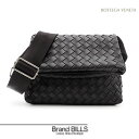 未使用品 BOTTEGA VENETA ボッテガヴェネタ イントレチャート ショルダーバッグ クロスボディバッグ 667283 ブラック レザー 送料無料 【中古】(4)