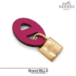 新品 HERMES エルメス Petit H プティアッシュ マイヨン シューズアクセサリー H1069178 ローズパープル ゴールド金具 チャーム 送料無料 【中古】