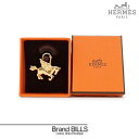 未使用品 HERMES エルメス ペガサス カデナ チャーム 1993年限定 ゴールド 小物 アクセサリー 南京錠 GP 送料無料 【中古】