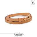 新品 LOUIS VUITTON ルイ ヴィトン ショルダーストラップ ヌメ革 ベージュ ゴールド金具 スナップフック 送料無料 【中古】