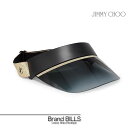 未使用品 Jimmy Choo ジミーチュウ サンバイザー 帽子 CALIX 2M2 グラデーション ゴールドグリッター プラスチック ゴム ファッション 送料...