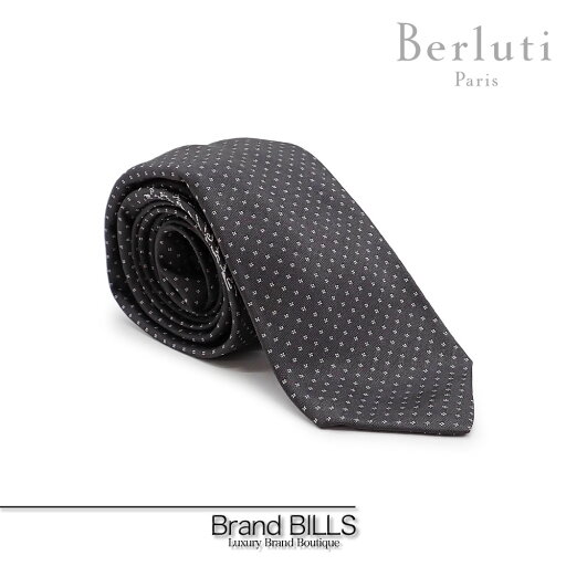 未使用品 Berluti ベルルッティ ネクタイ スクリットタイ レギュラータイ カリグラフィ グレー系 ホワイト シルク 送料無料 【中古】 未使用品 Berluti ベルルッティ ネクタイ スクリットタイ レギュラータイ カリグラフィ グレー系 ホワイト シルク 送料無料 【中古】