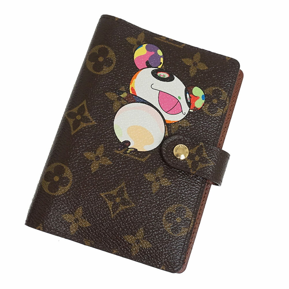 【美品】ルイ ヴィトン モノグラム・パンダ アジェンダ PM 手帳カバー R20011 箱付 LOUIS VUITTON