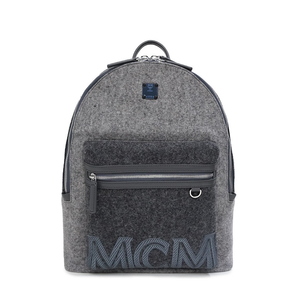 【新品・未使用品】MCM エム シー エム バックパック リュックサック デイパックウール グレー MMK9AVE52 EP001