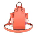 【新品・未使用品】ロエベ LOEWE ハンモック ドローストリング ミニ カーフスキン パウラズ イビザ コラボ 2way 斜め掛け ショルダー ハンド バッグ...
