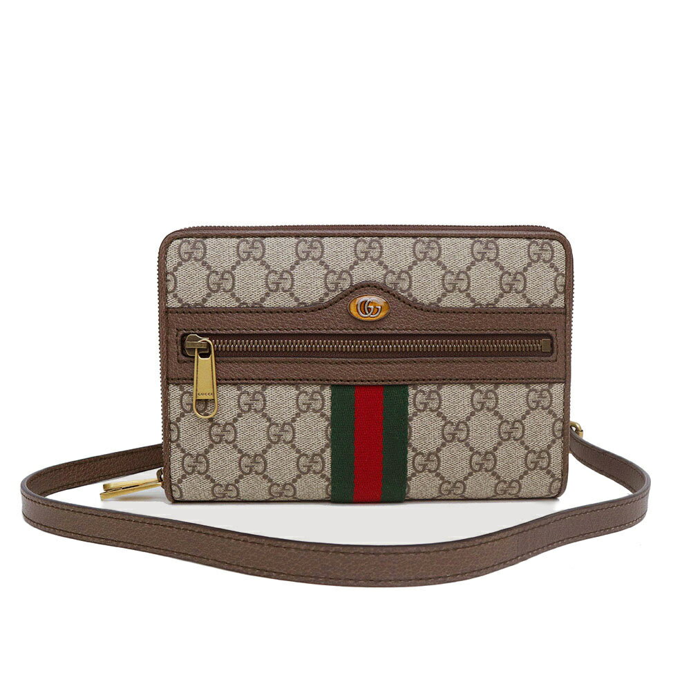 グッチ ショルダーバッグ（レディース） 【新品・未使用品】グッチ GUCCI GGスプリームキャンバス オフィディア ショルダーバッグ 斜め掛け 茶 575722