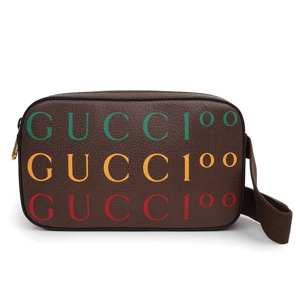 【新品・未使用品】グッチ GUCCI カーフ レザー 100周年記念 ベルトバッグ ボディバッグ ウエストバッグ ブラウン 茶 602695