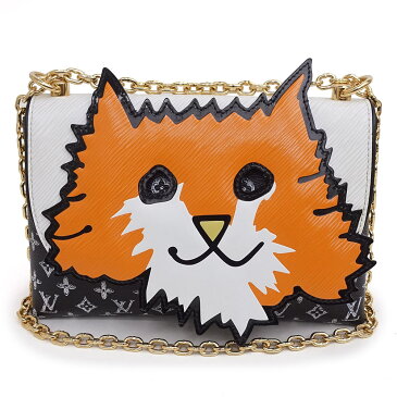 【未使用　展示品】ルイ ヴィトン LOUIS VUITTON キャットグラム キャット ポシェット グレース コディントン コラボ チェーン ショルダー ハンドバッグ 2WAY 斜め掛け エピ レザー トランスフォームドモノグラム オレンジ ホワイト ブラック M52935