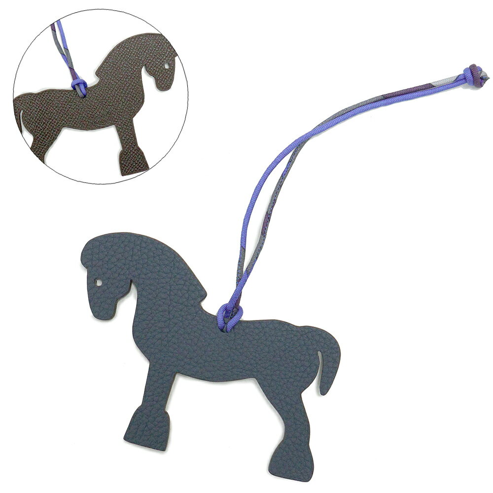 エルメス HERMES プティアッシュ エベンヌ 馬 チャーム ヴェールルソー
