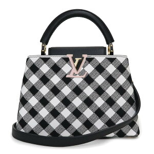 【未使用　展示品】ルイ ヴィトン LOUIS VUITTON ヴィシーチェック カプシーヌ BB 2way ショルダーバッグ ハンドバッグ 斜め掛け トリヨンレザー ブラック 黒 M20716