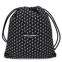 【新品・未使用品】サンローラン パリ SAINT LAURENT PARIS テディ リュック デイパック バックパック ドロースト 巾着 パームツリー ヤシの...