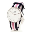 【新品 未使用品】ダニエルウェリントン Daniel Wellington クラシック ウィンチェスター 腕時計 クオーツ ステンレススチール ホワイト シルバー ホワイト 白 DW00100050