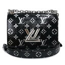 【新品・未使用品】ルイ ヴィトン LOUIS VUITTON ツイスト PM チェーン ショルダーバッグ 斜め掛け モノグラム パイソン エキゾチックレザー ブラック 黒 N96931 箱付