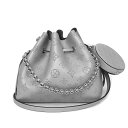 【未使用 展示品】ルイ ヴィトン LOUIS VUITTON ベラ 2way ショルダー ハンドバッグ 斜め掛け モノグラムマヒナ レザー メタリックグレー シ...