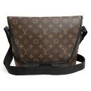 【新品・未使用品】ルイ ヴィトン LOUIS VUITTON マグネティック メッセンジャー ショルダーバッグ 斜め掛け モノグラムマカサー ブラウン ブラック 茶 黒 マットブラック金具 M45557