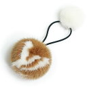 【新品・未使用品】ルイ ヴィトン LOUIS VUITTON シュシュ ヴィゾン LV コージー ファー ヘアゴム 髪飾り 髪留め ヘアアクセサリー ミンク 1...