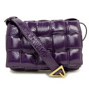 【新品・未使用品】ボッテガヴェネタ BOTTEGA VENETA パデッド カセット ショルダーバッグ 斜め掛け ディアスキン レザー ボンデッドラムスキン レ...