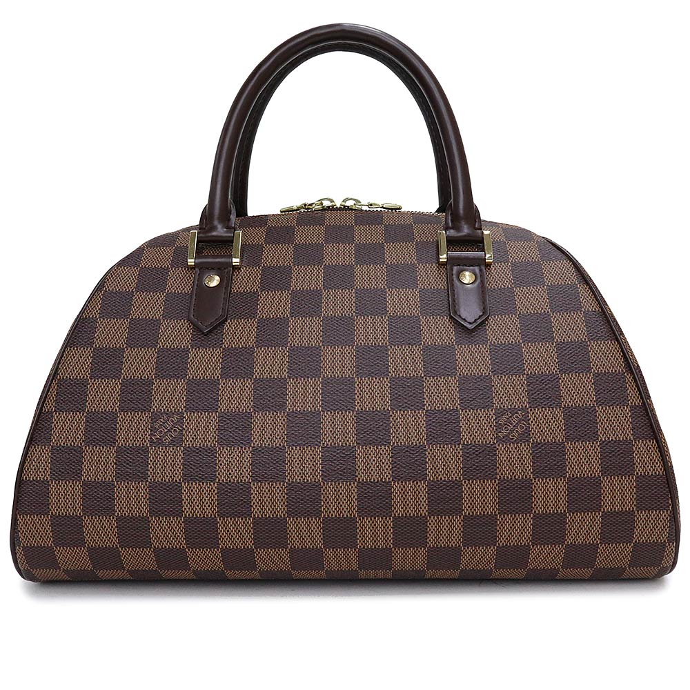 ルイヴィトン ハンドバッグ（レディース） 【未使用保管品】ルイ ヴィトン LOUIS VUITTON リベラ MM ハンドバッグ ダミエ ブラウン 茶 ゴールド金具 N41434