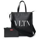 【新品・未使用品】ヴァレンティノ ガラヴァーニ Valentino Garavani VLTN 2way ショルダー トートバッグ 斜め掛け カーフスキン レザ...