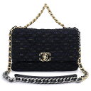 【未使用 展示品】シャネル CHANEL 19 ナインティーン ココマーク ラージ フラップ マトラッセ チェーン 2way ショルダー ハンドバッグ 斜め掛け...