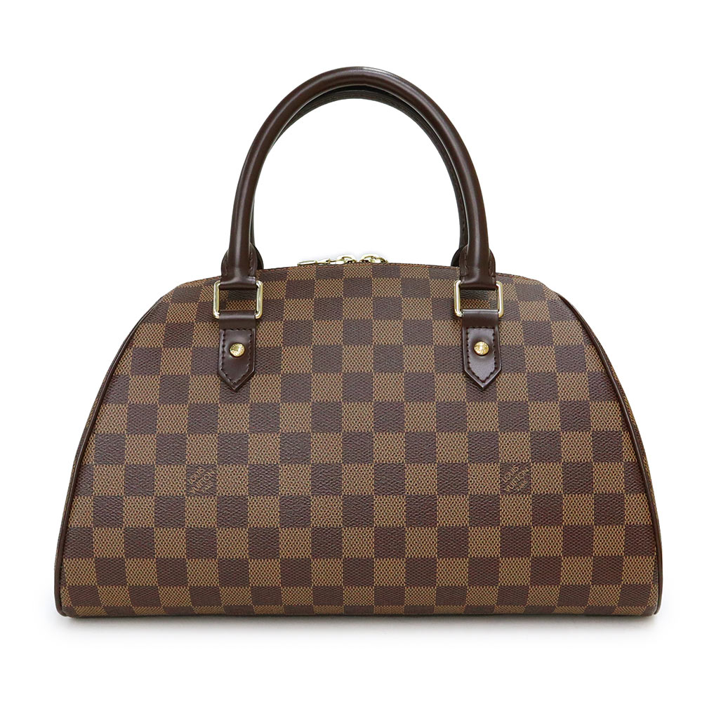 ルイヴィトン ハンドバッグ（レディース） 【未使用保管品】ルイ ヴィトン LOUIS VUITTON リベラ MM ハンドバッグ ダミエ ブラウン 茶 ゴールド金具 N41434