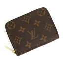 【未使用 展示品】ルイ ヴィトン LOUIS VUITTON ジッピー コイン パース コインケース 小銭入れ 財布 モノグラム ブラウン 茶 ゴールド金具 M60067 箱付