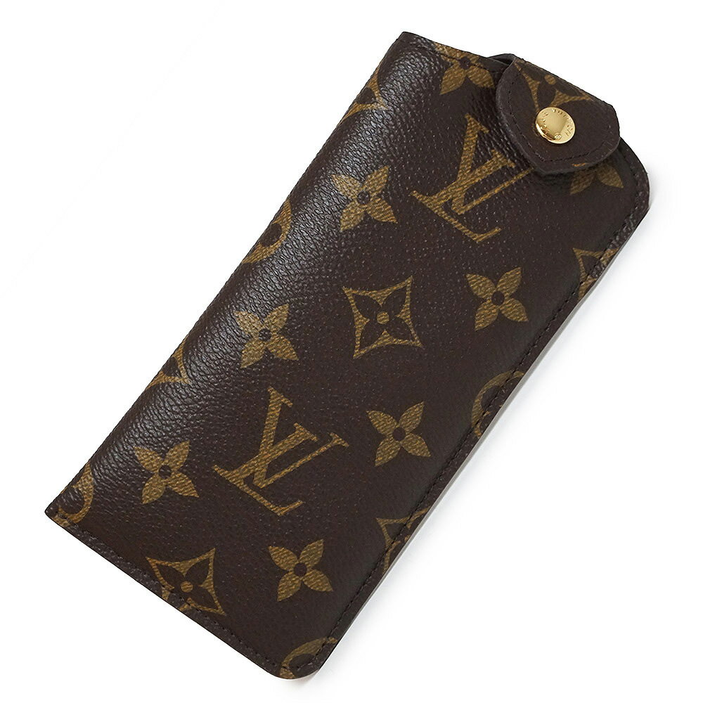 ルイヴィトン 【新品・未使用品】ルイ ヴィトン LOUIS VUITTON エテュイ リュネット PM 眼鏡 サングラス メガネケース モノグラム ブラウン 茶 ゴールド金具 M66545 箱付