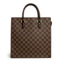 【未使用　展示品】ルイ ヴィトン LOUIS VUITTON ヴェニス PM ハンドバッグ ダミエ ブラック 茶 ゴールド金具 N51145