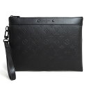 【新品・未使用品】ルイ ヴィトン LOUIS VUITTON ポシェット トゥ ゴー セカンド クラッチバッグ ポーチ モノグラムシャドウ レザー ブラック 黒 マットブラック金具 M81570