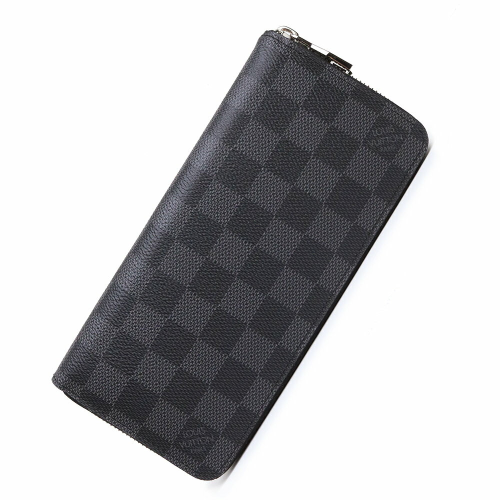 【新品・未使用品】ルイ ヴィトン LOUIS VUITTON ジッピーウォレット ヴェルティカル ラウンドファスナー 長財布 ダミエグラフィット ブラック 黒 シルバー金具 N63095 箱付