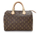 ルイヴィトン ハンドバッグ（レディース） 【未使用保管品】ルイ ヴィトン LOUIS VUITTON スピーディ 30 ミニボストン ハンドバッグ モノグラム レザー ブラウン 茶 ゴールド金具 M41526