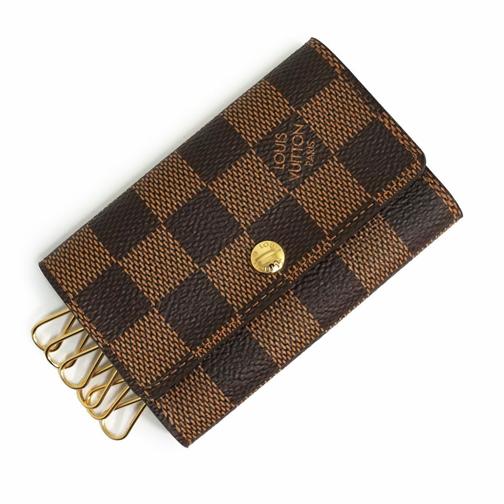 楽天ブランドシティ　BrandCity【新品・未使用品】ルイ ヴィトン LOUIS VUITTON ミュルティクレ 6 キーケース ダミエ ブラウン 茶 ゴールド金具 N62630 箱付