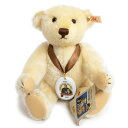 【未使用保管品】シュタイフ Steiff テディベア マルガレーテ シュタイフ 誕生150周年記念 限定 1997年 ぬいぐるみ モヘア ベージュ ゴールド金具...