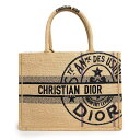 【新品・未使用品】クリスチャンディオール Christian Dior ディオール ブックトート ミディアム BOOK TOTE トートバッグ キャンバス ベー...