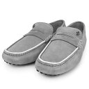 【新品・未使用品】トッズ TOD’S ゴンミーニ モカシン フェラーリ コラボ ローファー 靴 ドライビングシューズ #10 29cm スウェード ラバー グレ...