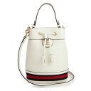 【新品・未使用品】グッチ GUCCI オフィディア スモール バケット 2WAY ショルダー ハンドバッグ 斜め掛け カーフスキン レザー ホワイト アイボリー...